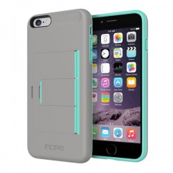Incipio iPhone 6 Plus/6S Plus Stowaway Case Dark Gray/Teal